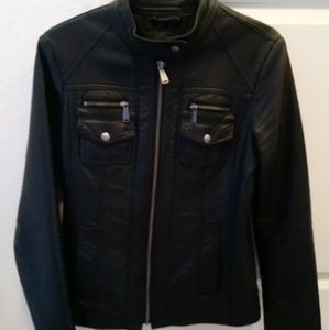 Black Apt. 9 leather jacket